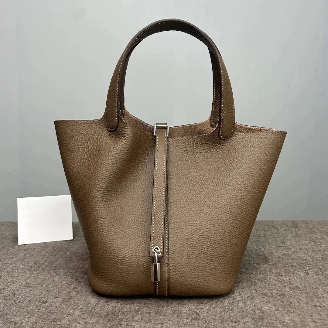 Women Bags Handbags Bucket Bag 18/22 Big Small Fashion Tote Bag Genuine Leather Luxury Quality Designers Lady Hand Bags