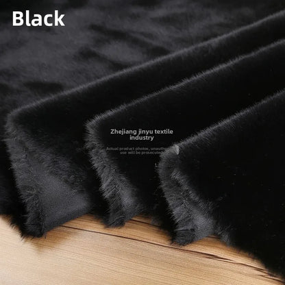 Thickened Imitation Mink Fur Grass Plush Fabric for Soft DIY Sewing Handmade Coat Vest Toy Doll Clothing Fashion Cloth Material