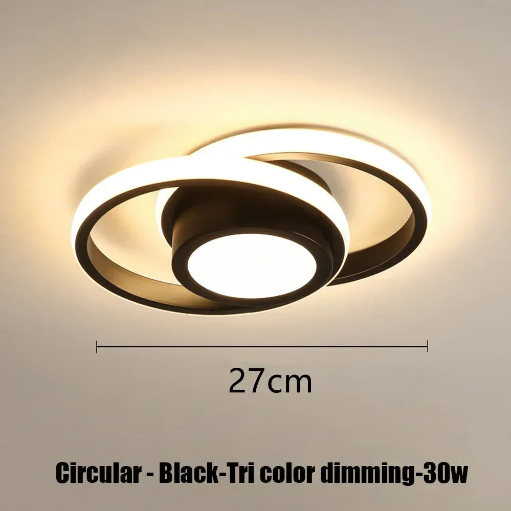 LED Strip Aisle Ceiling Lights Modern Minimalist Living Room Lamps For Balcony Entrance Staircase Home Decor corridor lamp