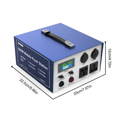 12v50AH Lifepo4 battery Portable power station 60AH Lithium Inverter 220V 500W For Outdoor Camping available mobile 30AH 25AH