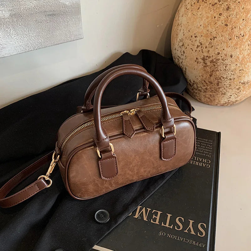 Women 2026 New Fashionable Classic Style Square Shoulder Crossbody Bags Solid Zipper Popularity Sense Luxury Handbags