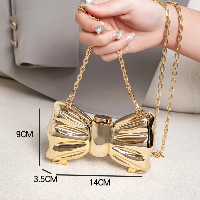 Golden Evening bag Purses and handbag luxury Designer shoulder bags funny shape Party Wedding Round Acrylic Shiny Clutch purse