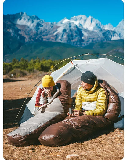 Naturehike SnowBird Down Sleeping Bag Ultralight Waterproof Mummy Sleeping Bag Winter Duck Down Sleeping Bag SP400 SP700 SP1000