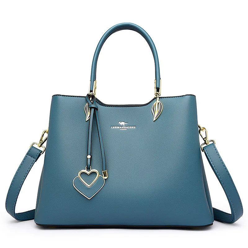 2023 Luxury Women Designer  Shoulder Crossbody  Fashion Ladies Large Capacity Leather Handbag Shopper Brand Messenger Totes