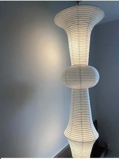 Nordic Wabi Sabi Wind Rice Paper Led Pendant Lights Living Room Bedroom Bedside Lamp Duplex Loft Clothing Store Decor Chandelier