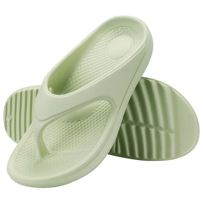 Shevalues Men's Orthopedic Sandals Fashion Couples Beach Flip Flop Summer Outdoor Soft Sandals With Arch Support Bathroom Slides