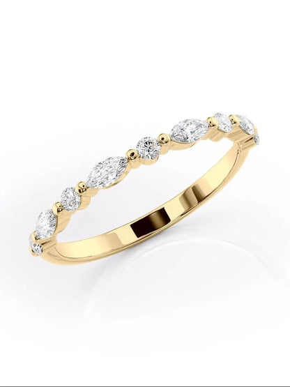 925 Sterling Silver Simplicity Classic Zircon Bead Ring For Women Engagement Wedding Luxury Fashion High Quality Fine Jewelry