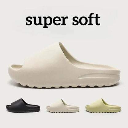 Brand High Quality Super Soft EVA Sole Summer Slippers for Men Bathroom Slippers Home Slides Couple Beach  Male Slipper