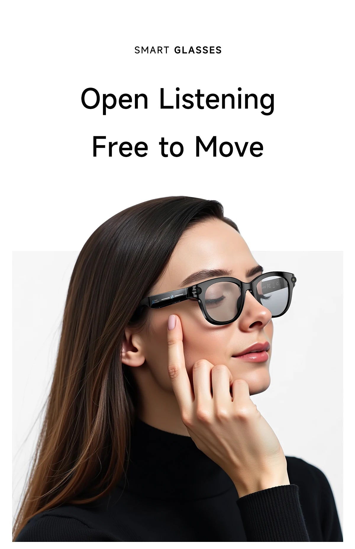 2026 AI Smart Glasses AI Translation Sunglasses Bluetooth Calling Music Player Camera Control Anti-blue Light Glasses  Men Women