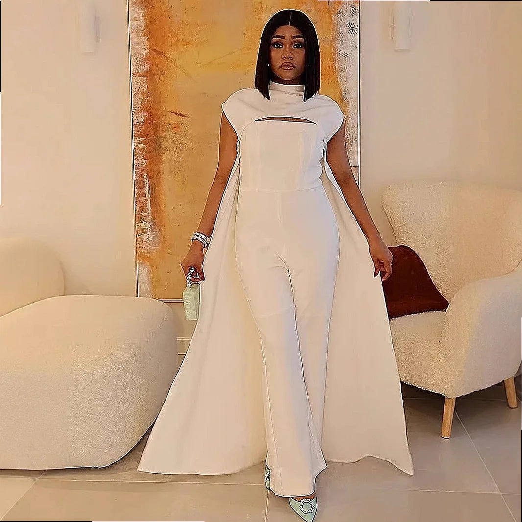 Summer Jumpsuit Women Sleeveless Long Jumpsuits Wide Leg Pants Overall Playsuit Matching Set