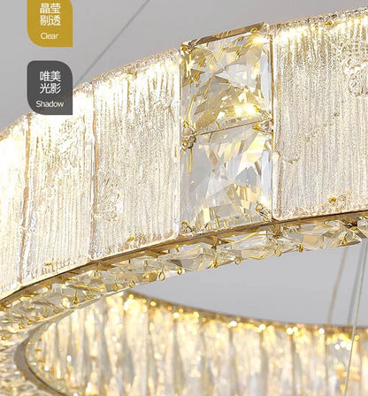 Modern home decor led lights pendant light lamps forstaircase Chandeliers for living room hanging light indoor lighting
