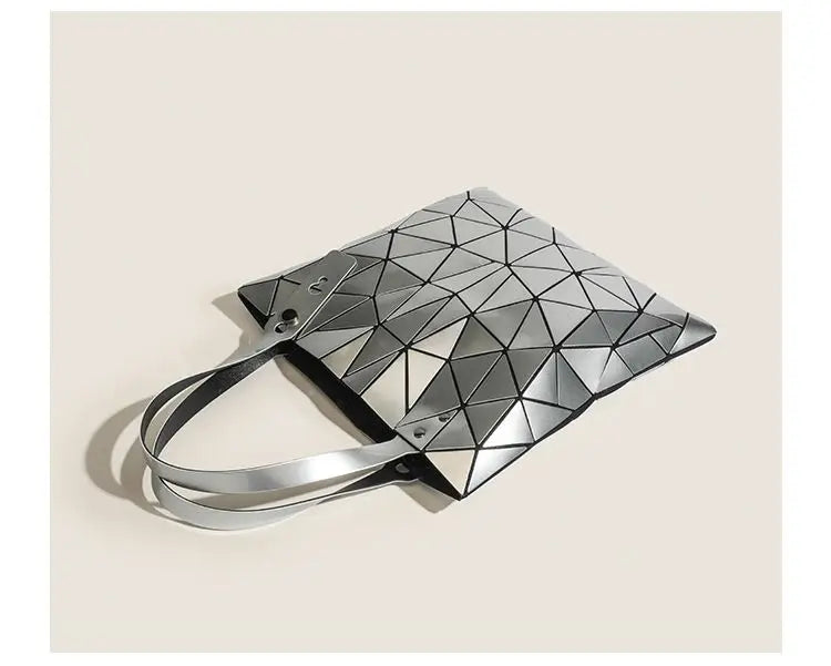 Luminous Bag Reflective Geometric Bags for Women 2024 Quilted Shoulder Bags Totes Female Handbags Bolsa Feminina Sac À Main