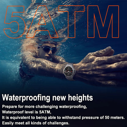 2026 New Military Active Edge Smart Watch Men 10ATM Waterproof GPS Motion Track 100+Sport Modes Heart Rate HD BT Call Smartwatch