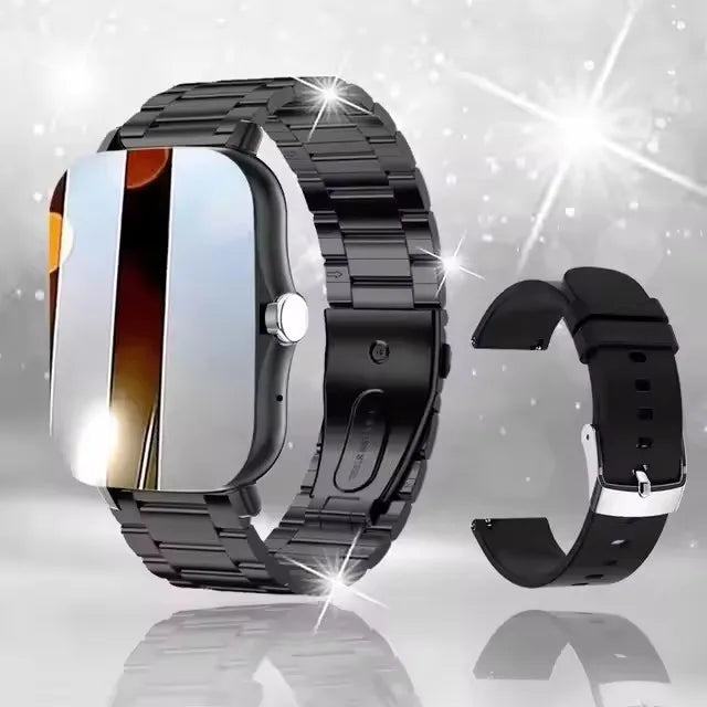 New Smart Watch Android IOS Phone 1.44 Inch Color Screen Bluetooth Call Blood Oxygen/Pressure Monitoring Smart Watch Women Men
