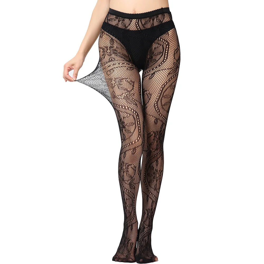 Women Bodystocking Sexy Lingerie Pantyhose Erotic Lingerie Body Stockings Of Large Size Tights Plus Size Women Tights