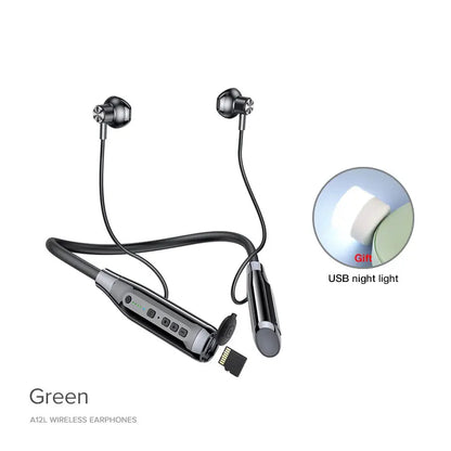 EARDECO 100 Hours Endurance Wireless Headphones Bass In-ear Bluetooth Headphone Earphone Music Sport Earbuds with Mic Stereo