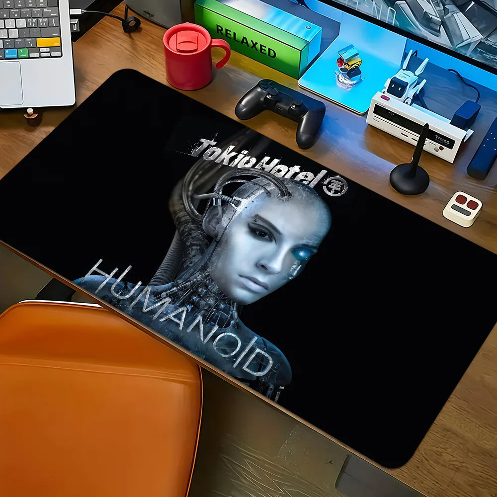 Band Tom Bill Kaulitz T-Tokio Hotel Schrei Non-slip Thickened MousePad Large Writing Lockedge Office Student Gaming Cushion