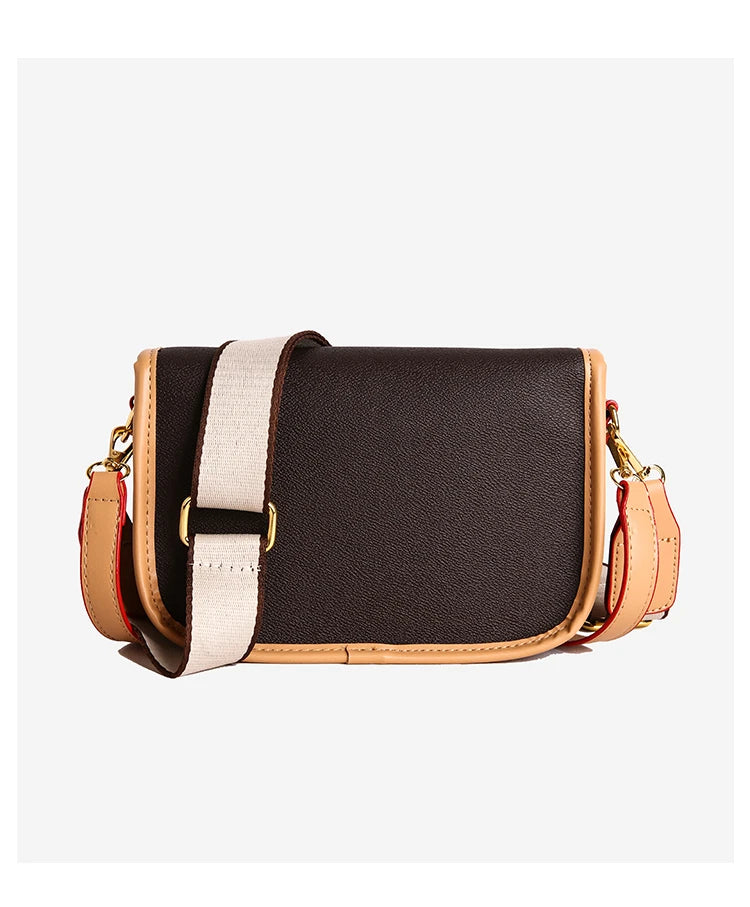 Fashion Women's Shoulder Bag Vintage Simple PU Leather Crossbody Bags for Women Luxury Designer Bag Ladies Purses and Handbags