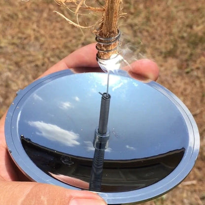 Outdoor Solar Ignition Lighter Camping Survival Fire Waterproof Windproof Travel Bag Portable Camping Hiking Emergency Supplies