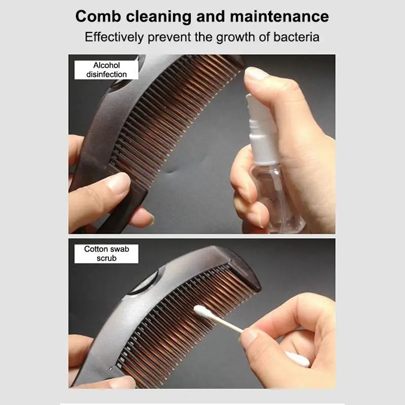 Oil-Control Energy Comb, Hollow Scalp Brush, No Shampoo Needed, Removes Grease & Dandruff, Hair Cleansing Massage Comb for Oily