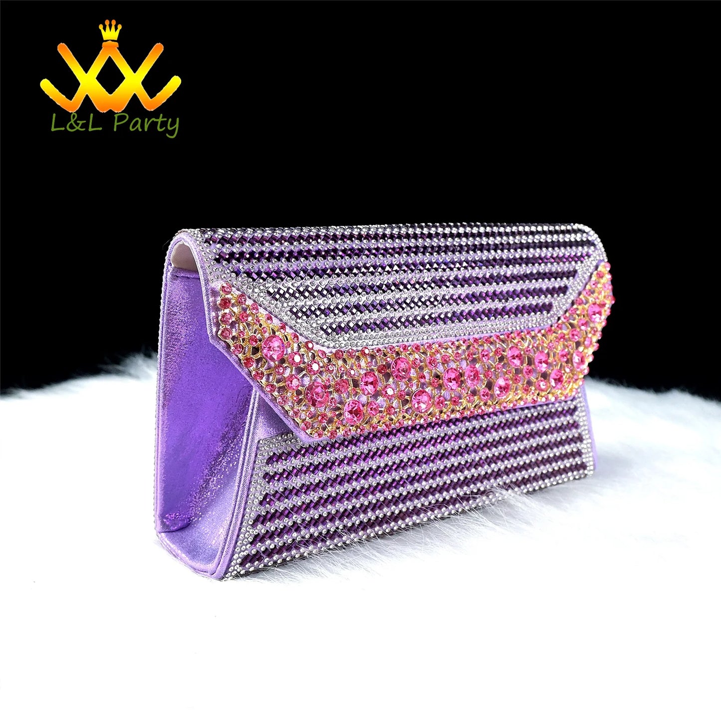 2024 Special New Arrivals Italian Women Shoes and Bag to Match in Green Color with Platform Shinning Crystal Sandal for Wedding