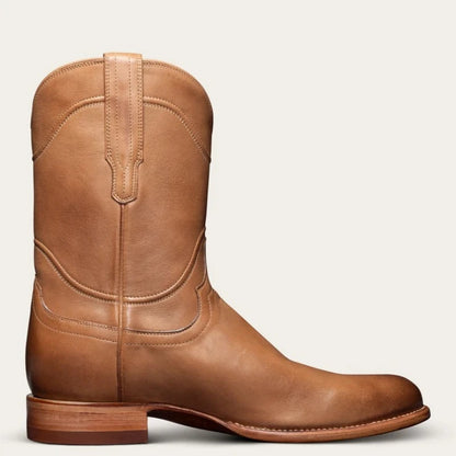 Men Retro Leather Boots Casual Fashion Platform Boots Autumn Non-slip Plus Size Walking Hiking Slip on Shoes Botines De Hombres