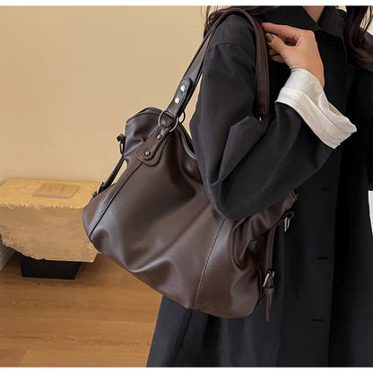 Female Hobo Handbag Large Capacity Shoulder Bags Big Stylsih Tote Bag Ladies Soft Leather Hobos Messenger Bags Women Сумочки