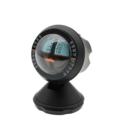 14X11cm Black ABS Macromolecule Plastic LED Light Digital Compass Magnetic Sphere Marine Military Electronic Boat Car Compass