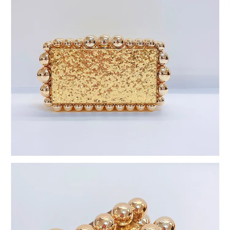 Luxury Design Shoulder Crossbody Bag Fashion New Evening Clutch Bag Ladies Handbag Acrylic Transparent Small Square Bag Female