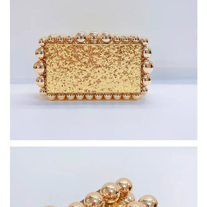 Luxury Design Shoulder Crossbody Bag Fashion New Evening Clutch Bag Ladies Handbag Acrylic Transparent Small Square Bag Female