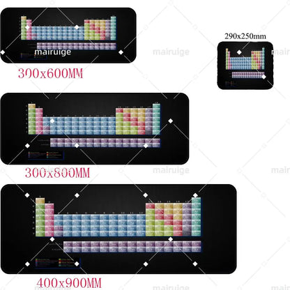 Periodic table of elements Mouse Pad Gaming Mouse Pad Desk Mat HD Gamer Large XXL Mouse Pads PC Computer Carpet Long table mat
