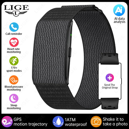 2026 No Screen Smart Watch for Men Women Fitness Tracker Heart Rate Blood Pressure Monitor HRV Sleep Sport Health Smart Bracelet