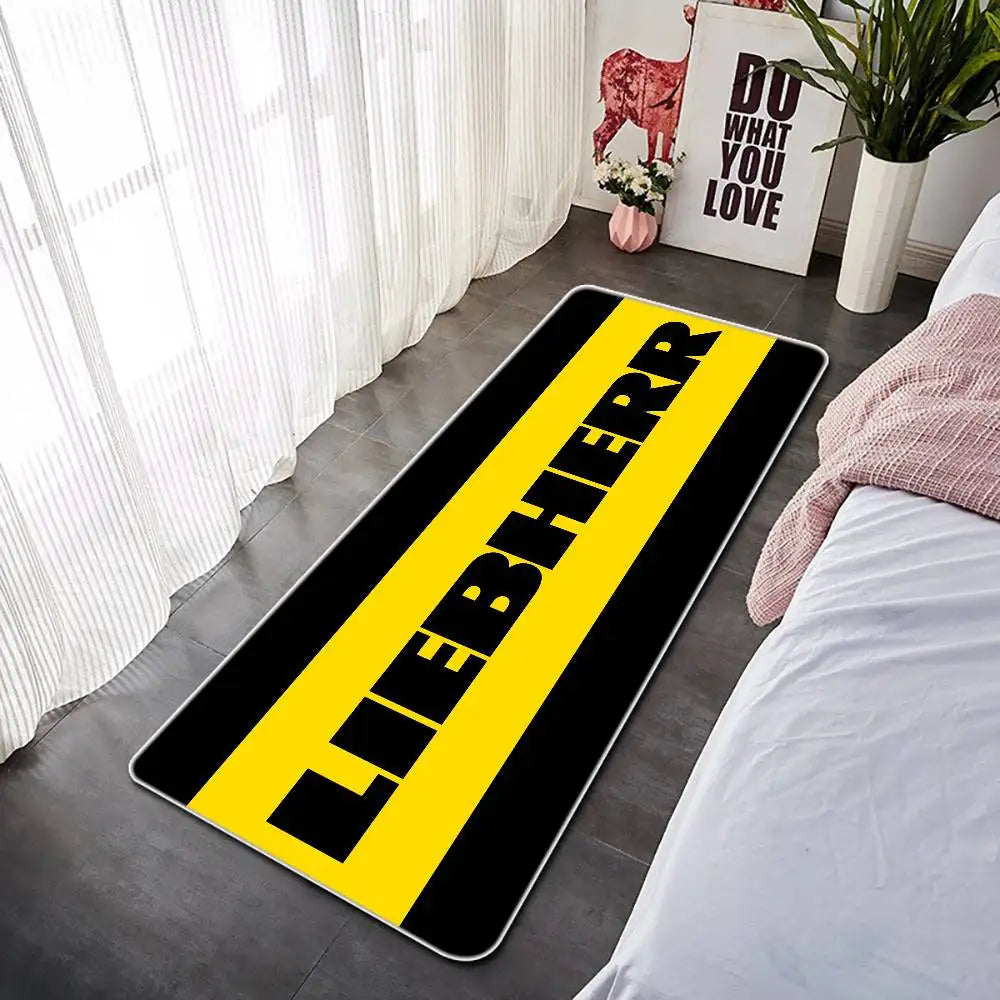 L-Liebherr Entrance Doormat Bath Mats Non-slip Mat Entrance Of House Custom Carpet Kitchen Foot Mat Rug Carpets