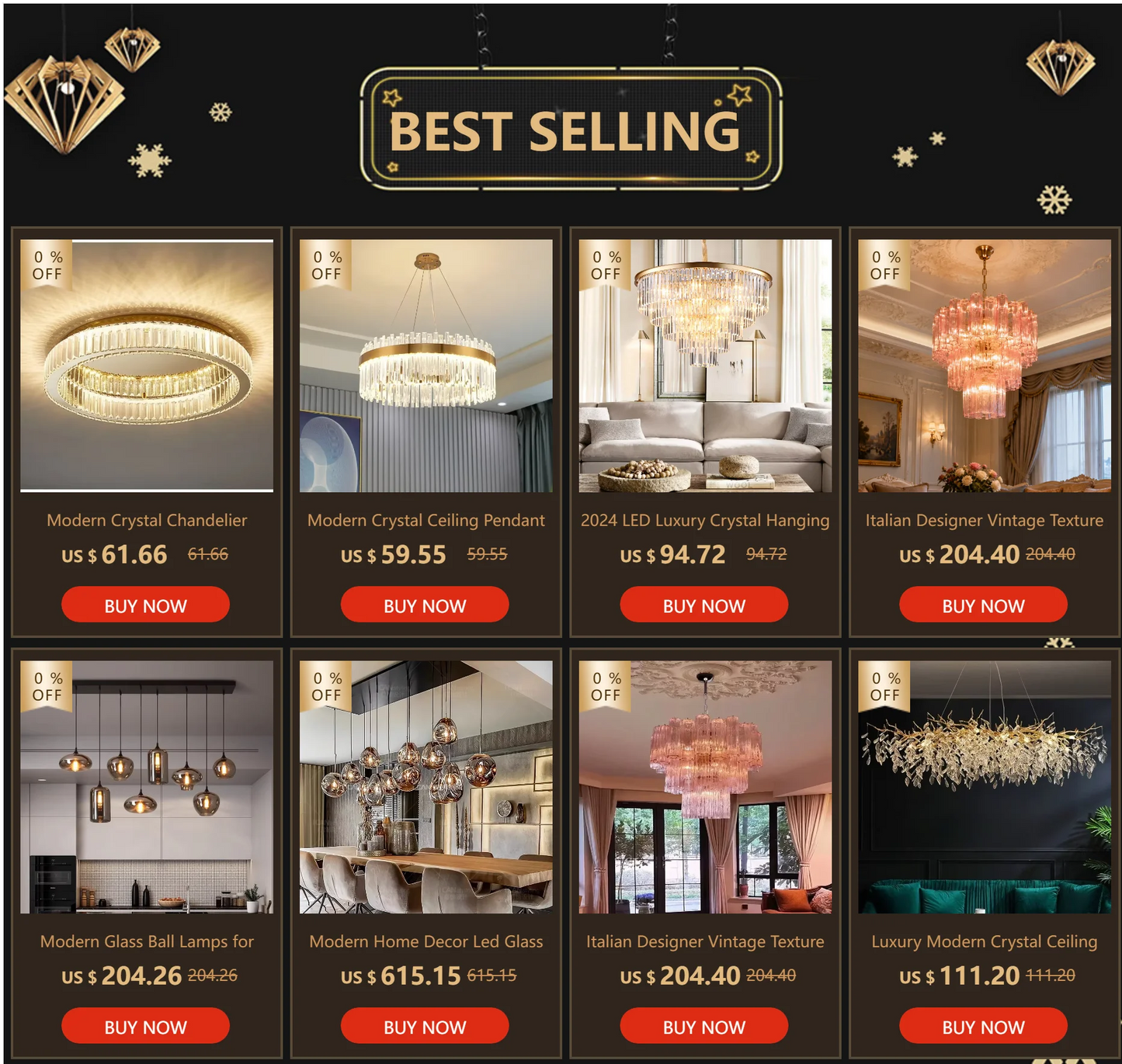 Modern Vintage French Glass Living Room Chandelier Designer Bedroom Mid-Century Style Duplex-Style Dining RoomLarge Villa Lights