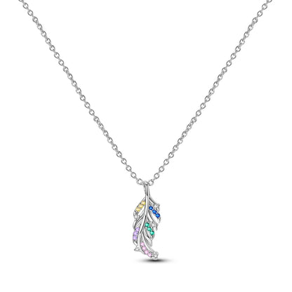 925 Sterling Silver Luminous Firefly Heart Shaped Zircon Pendant Necklace For Women Fashion Anniversary Birthday Jewelry Gifts