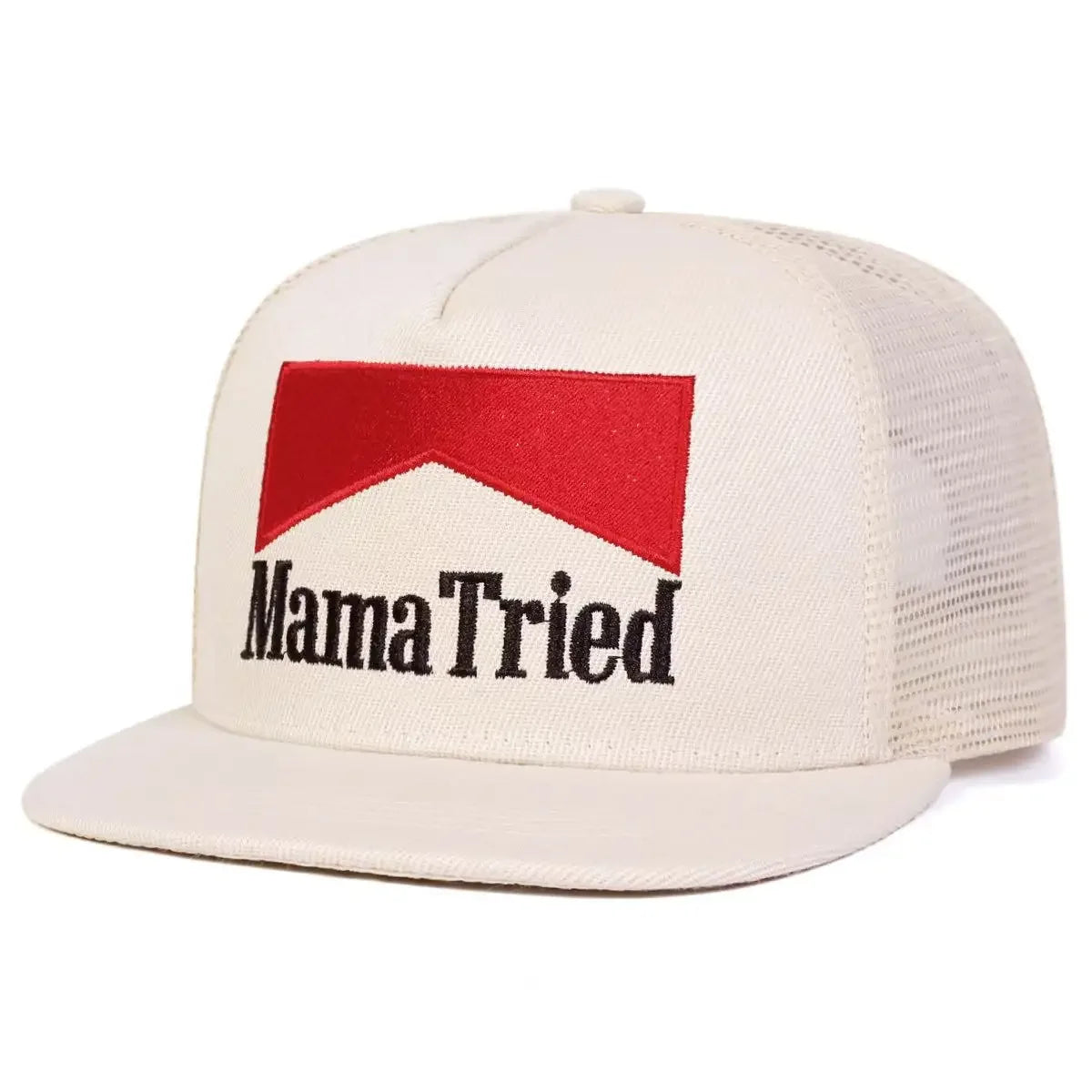 Unisex MAMA TRIED Embroidery Hip-hop Net Hats Spring And Summer Outdoor Adjustable Sports Casual Baseball Caps Sunscreen Hats