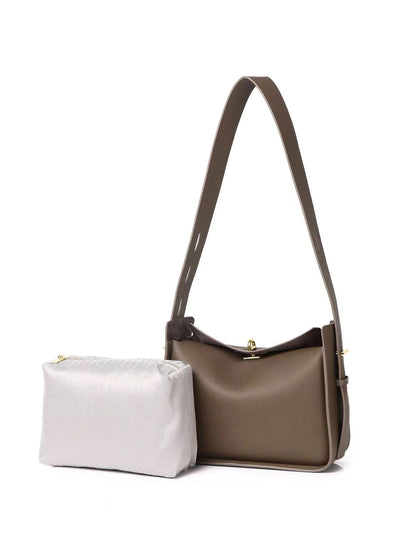 New Genuine Leather Luxury Designer Women Shoulder Crossbody Underarm Bags Cowhide Ladies Large Capacity Tote Bag Fashion Purse