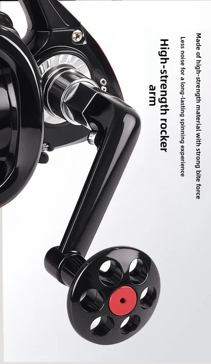 Durable Max Drag 12KG Fishing Reel 5.2:1 1000-7000 Spinning Reels Lightweight Low Noise Sea Fishing Tool Fishing Accessories