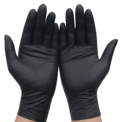 20/50/100PCS Black Nitrile Waterproof Gloves Dish Washing Kitchen Household Gloves Dog Wash Glove For Food Working Gloves