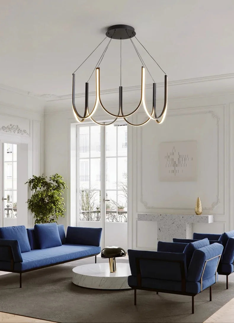Modern Home Decor Led Lights Pendant Light Lamps for Living Room Led Chandeliers for Dining Room Hanging Light Indoor Lighting