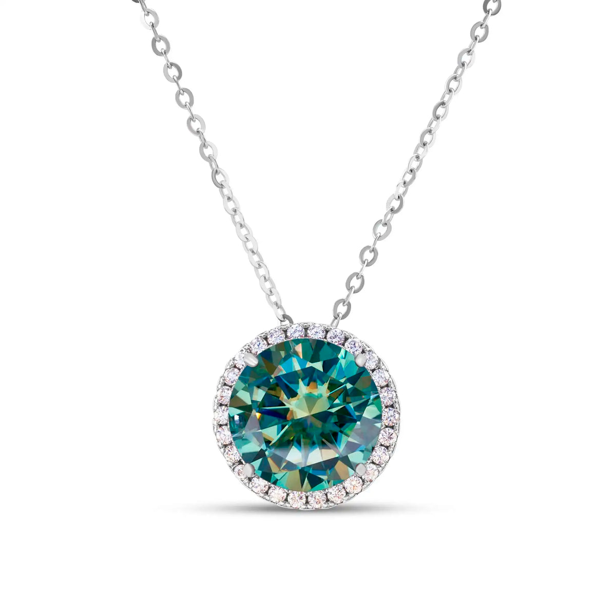 5CT D Color Moissanite Classic Pendant Necklace Fairy Necklace Real 925sterling Silver Women Fine Jewelry For Valentine's Party