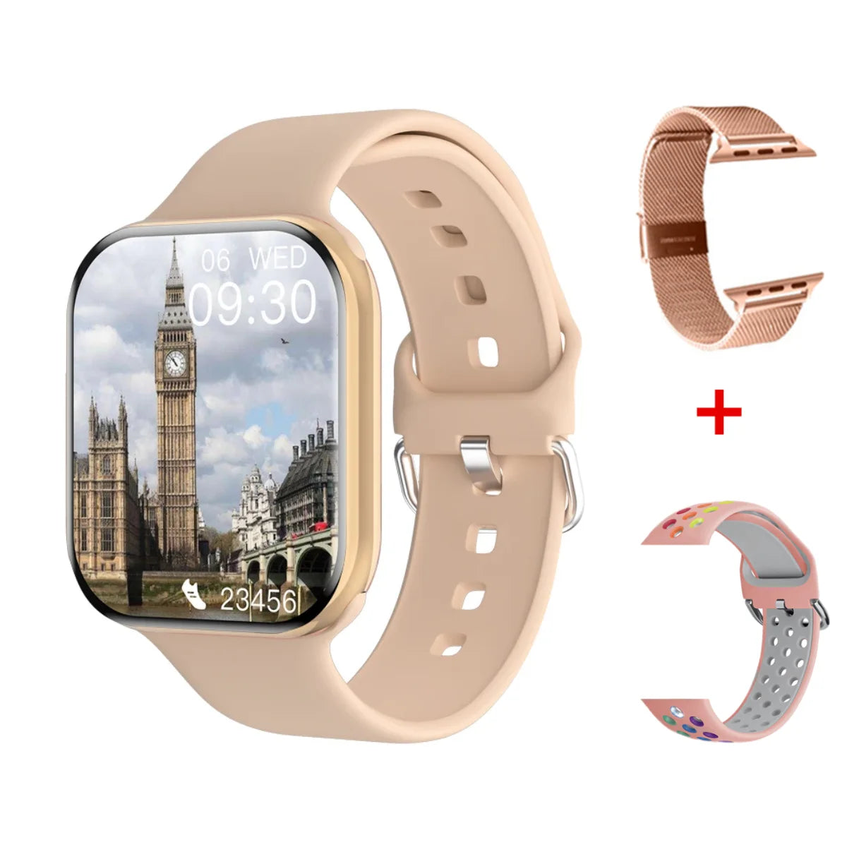 2026 Series 10 Watch 10 GPS Smart Watch Memory Music Video Bluetooth Call Heart Rate Waterproof NFC Smartwatch For Apple Android