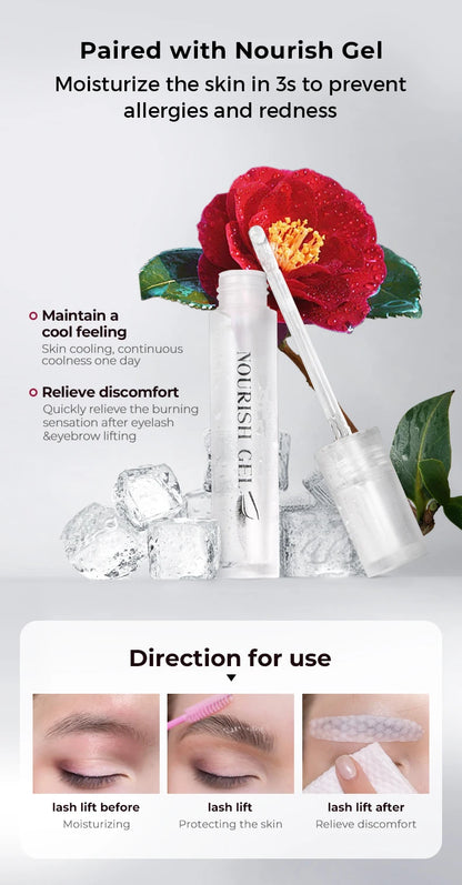 ICONSIGN Vegan Camellia Flower Eyelash Lift Kit 8-12min Quick Gentle Curly No Damage to Eyelashes Brow Care Gift Beauty Sets