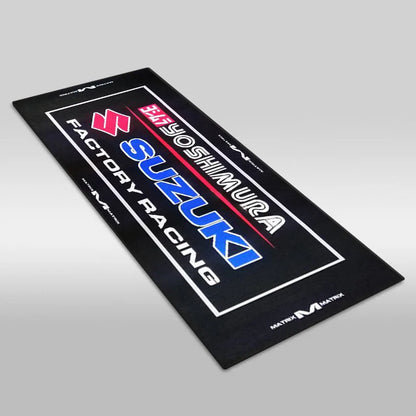 Motorcycle Display Carpet Suzuki Parking Mat Non Slip Garage Rug for Sports Racing Moto Electric Bike Entrance Home Decor
