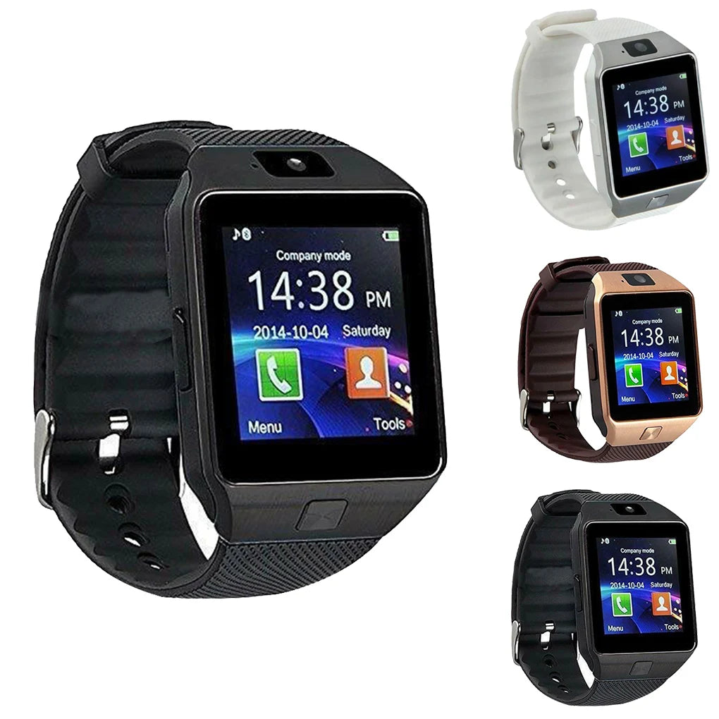 Watch Smart DZ09 Wristwatch Support SIM Card 1.56 inch Touch Screen Bracelet Multimedia Remote Equipment White