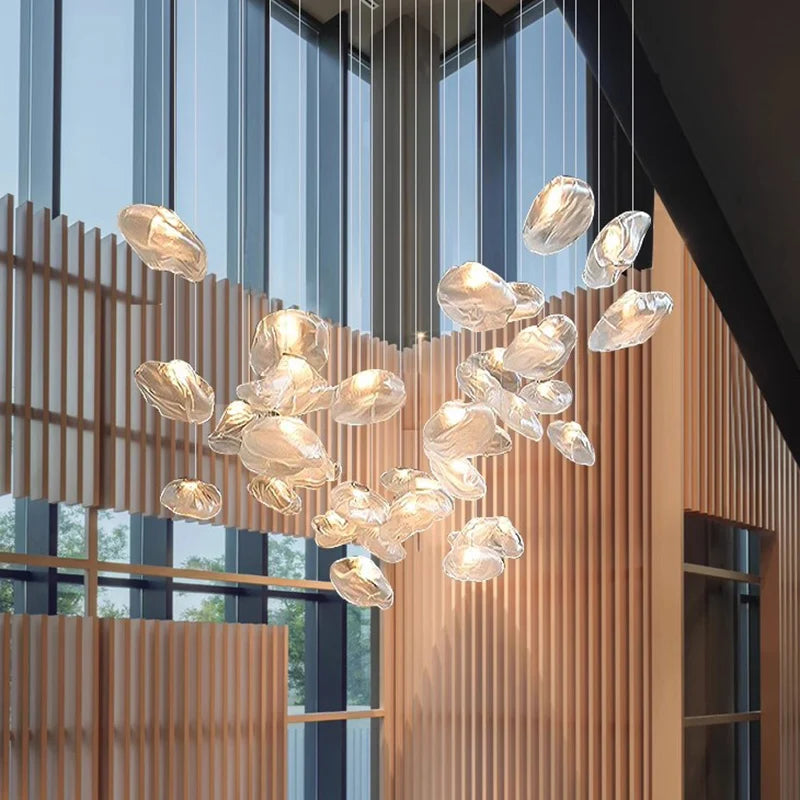 Modern Stair chandelier Pendant lights indoor lighting Ceiling lamp hanging light led Chandeliers for living room indoor lightin