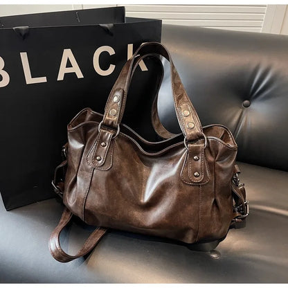Soft Interior Compartment Shoulder Bags 2026 High Quality Contrasting Colors Bags for Women Fashion Zipper Pu Women's Handbags
