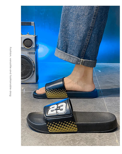 Men New Slippers Beach Summer Sandals Lightweight Non Slip Home Flip Flops Men Fashion Shoes EVA Design Slides Outdoor Orginal