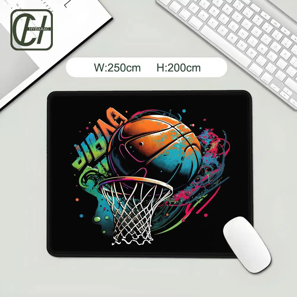 Graffiti Spray Paint Basketball Mouse Pad Small Size Gaming Mouse Pad Gamer Company Keyboard Mouse Mat Carpet Desk Mat HYBXXC