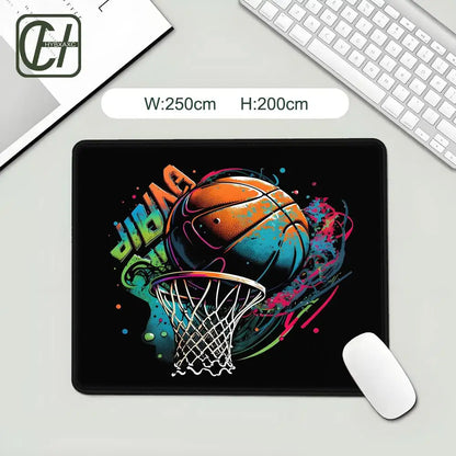 Graffiti Spray Paint Basketball Mouse Pad Small Size Gaming Mouse Pad Gamer Company Keyboard Mouse Mat Carpet Desk Mat HYBXXC